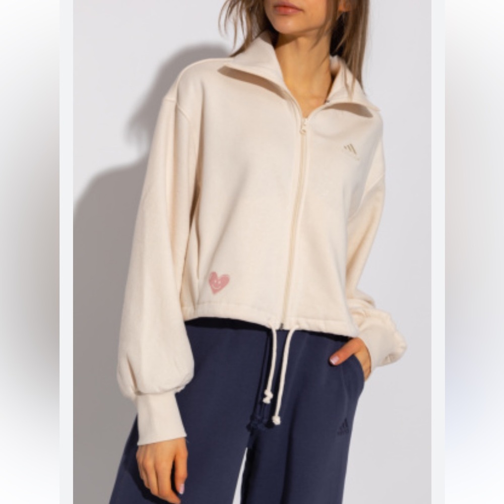 Adidas Light Tan Fleece Jacket
7